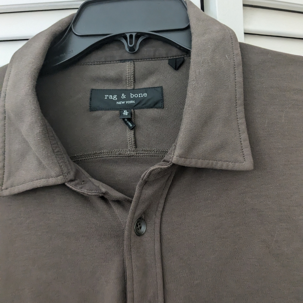 Gray Button-Up Shirt Rag & Bone - Picture 2 of 5